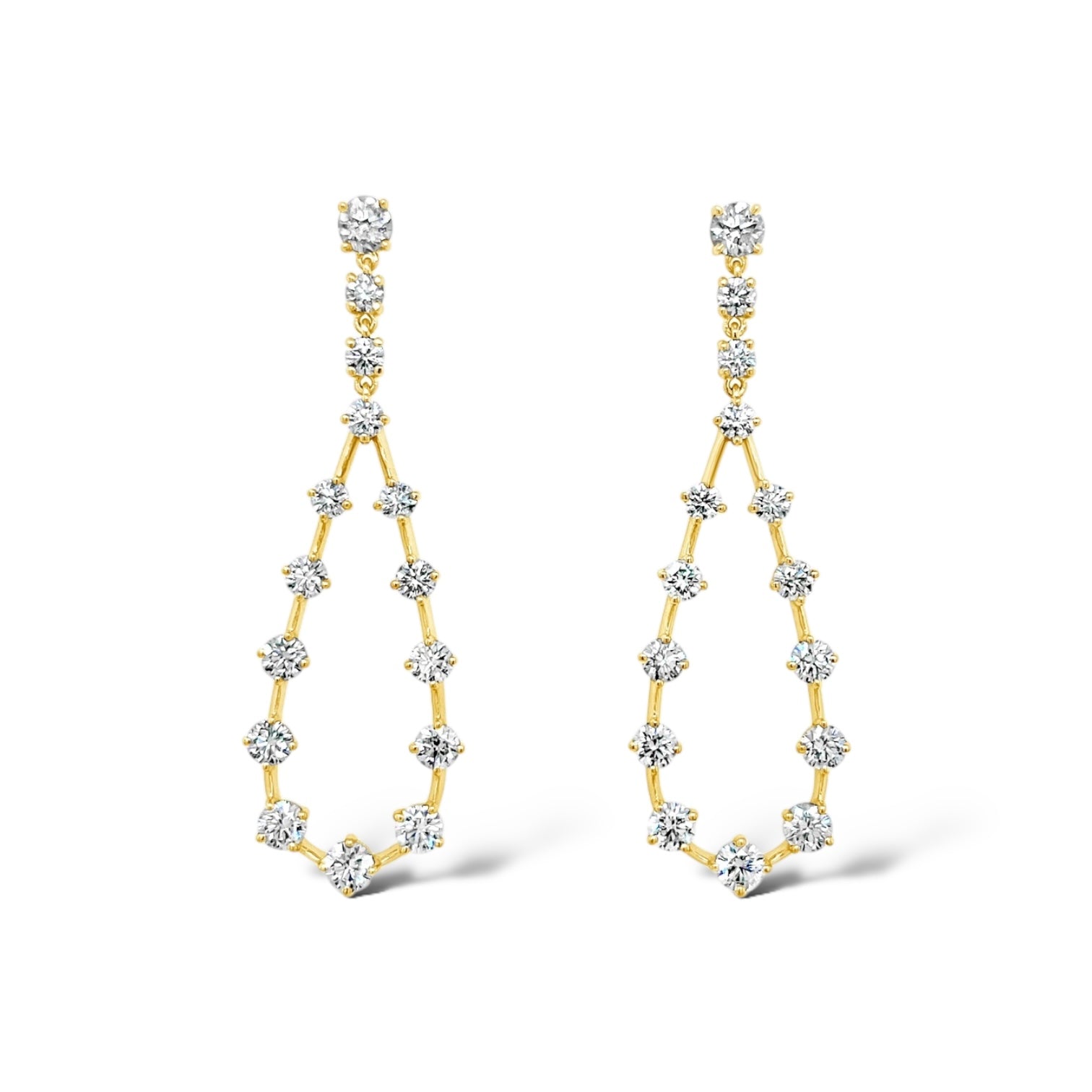 Diamond Constellation Drop Earrings – CJ