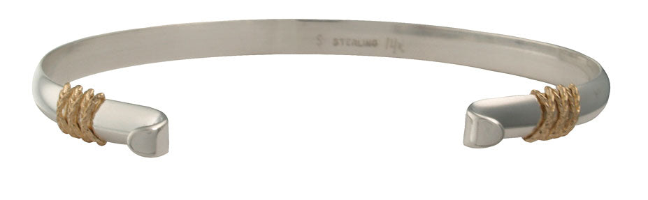 Sterling Silver 14K Flip Flops Hook Bangle Bracelet 6.50 / Sterling 14K Gold  Flip Flop Bangle Bracelet / 925 14K Hook Sandal Bracelet 